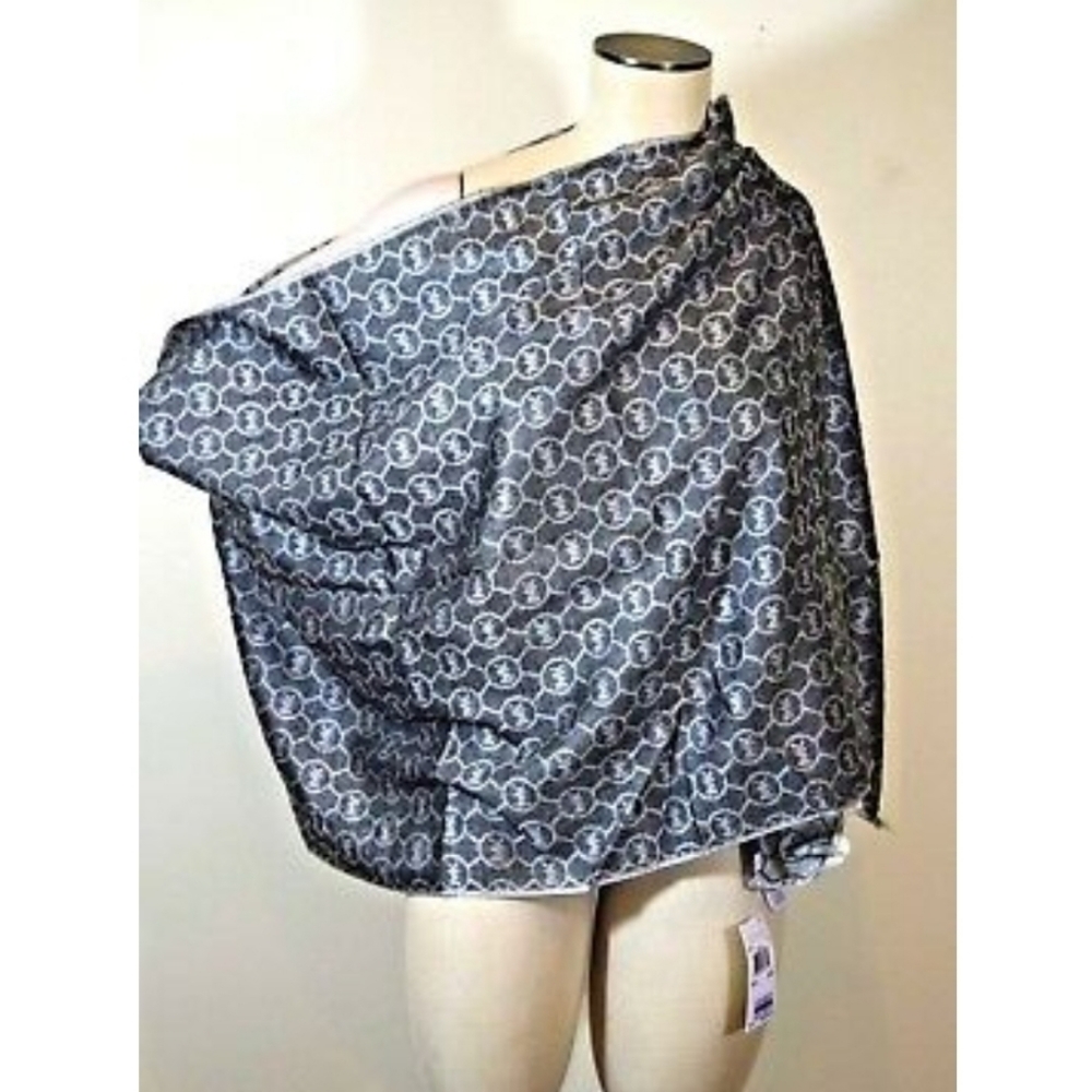 MK Jet Set Logo Jacquard Wrap created for Macy's - Picture 3 of 7